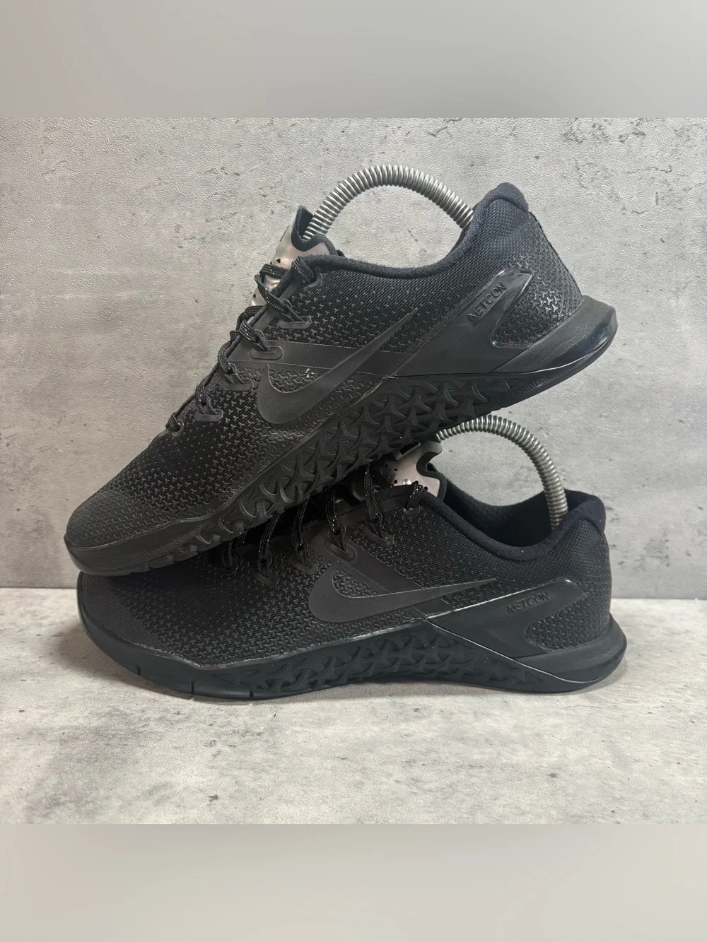 Nike Metcon 4 Selfie Black Premium Athletic Training Sneaker Shoes Womens Size 9